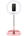 Hurtownia GSM - Lampa pierścieniowa LED ring USAMS różowy/pink ZB120ZJ03 - USA453PNK - {ean13} - Hurt