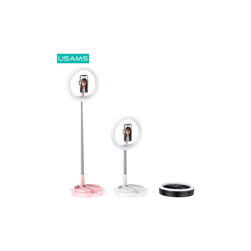 Hurtownia GSM - LED ring lampa USAMS růžová/pink ZB120ZJ03 - USA453PNK - {ean13} - Hurt