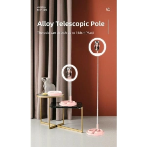 Hurtownia GSM - Lampa pierścieniowa LED ring USAMS różowy/pink ZB120ZJ03 - USA453PNK - {ean13} - Hurt