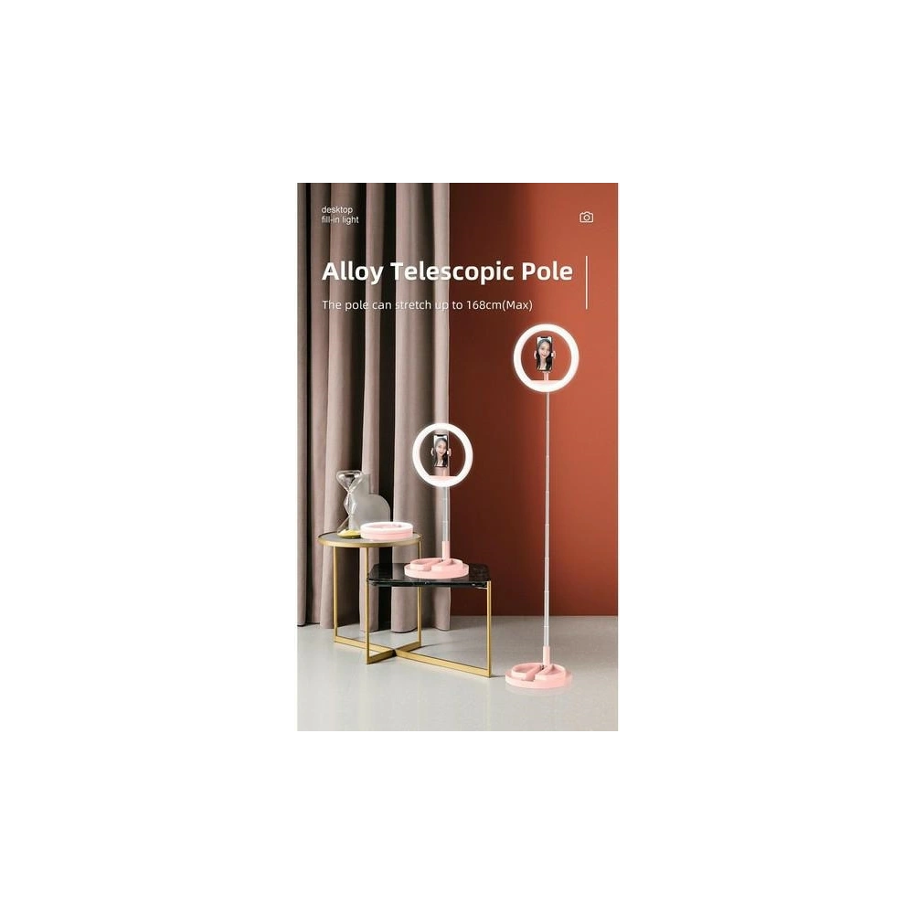 Hurtownia GSM - LED ring lampa USAMS růžová/pink ZB120ZJ03 - USA453PNK - {ean13} - Hurt
