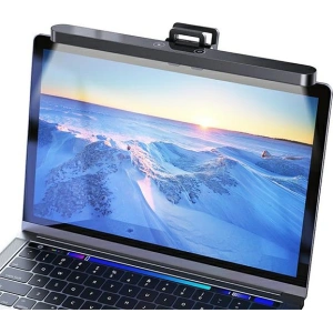 Hurtownia GSM - Lampka LED na laptop USAMS U-View Series czarny/black ZB236PMD01 - USA456BLK - {ean13} - Hurt