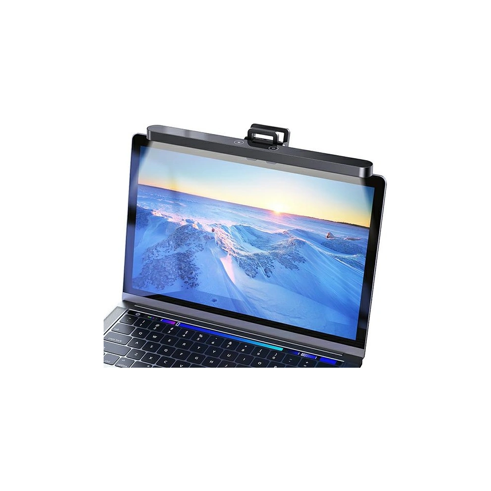 LED lampička na laptop USAMS U-View Series černá/black ZB236PMD01