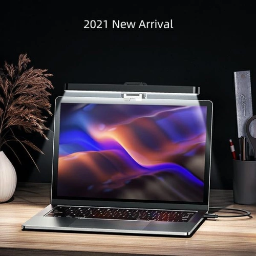 Lampka LED na laptop USAMS U-View Series czarny/black ZB236PMD01