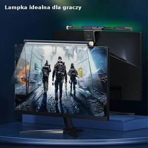 Hurtownia GSM - Lampka LED na monitor USAMS Starry Serie s czarny/black ZB224PMD01 - USA457BLK - {ean13} - Hurt