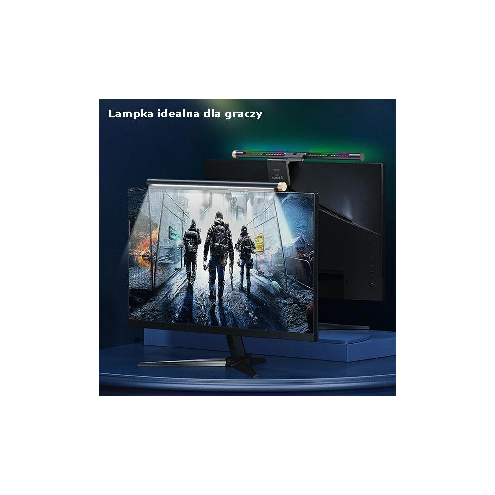 Hurtownia GSM - Lampka LED na monitor USAMS Starry Serie s czarny/black ZB224PMD01 - USA457BLK - {ean13} - Hurt