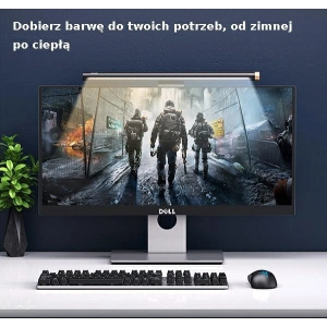 Hurtownia GSM - Lampka LED na monitor USAMS Starry Serie s czarny/black ZB224PMD01 - USA457BLK - {ean13} - Hurt