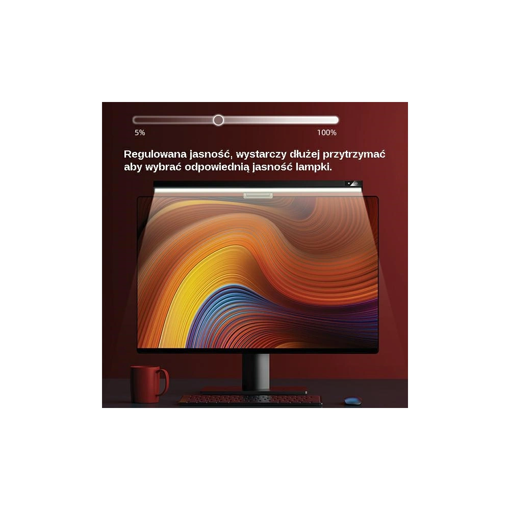 Hurtownia GSM - LED lampička na monitor USAMS Usual Series černá/black ZB179PMD01 - USA458BLK - {ean13} - Hurt