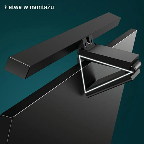 Lampka LED na monitor USAMS Usual Series czarny/black ZB179PMD01