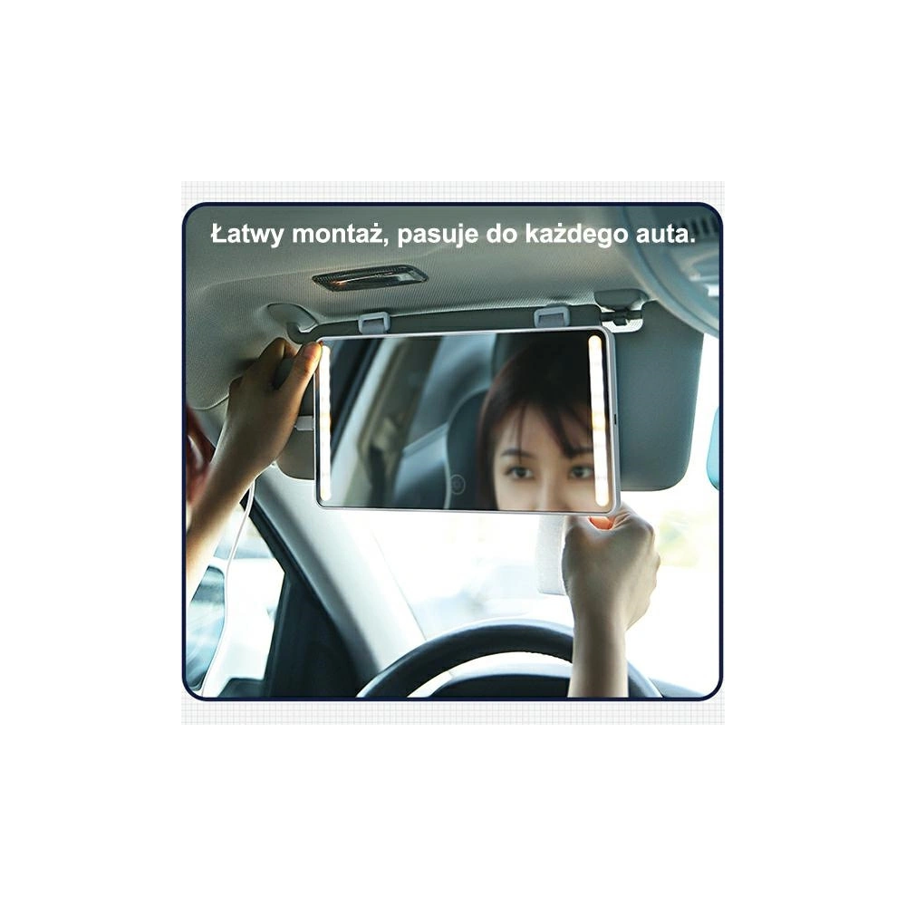 Wholesale USAMS Car Mirror LED Lamp white ZB175CZHZJ01 (US-ZB175) - USA460WHT - {ean13} - Hurt