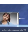 Hurtownia GSM - Lusterko ze światłem LED do auta USAMS czarne/black ZB175CZHZJ02 montowane na osłaonę przeciwsłoneczną - USA461BLK - {ean13} - Hurt