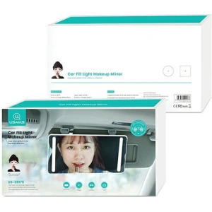 Wholesale USAMS Car Mirror with LED black ZB175CZHZJ02 (US-ZB175) - USA461BLK - {ean13} - Hurt