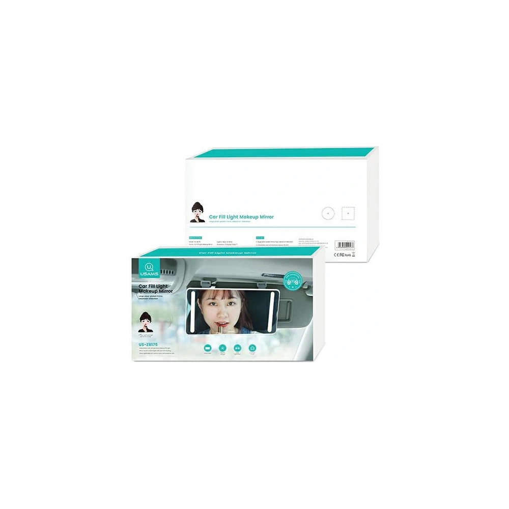 Wholesale USAMS Car Mirror with LED black ZB175CZHZJ02 (US-ZB175) - USA461BLK - {ean13} - Hurt