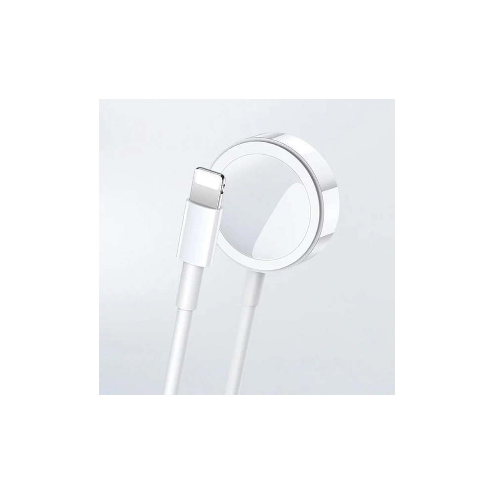 Hurtownia GSM - Indukční nabíječka USAMS Apple Watch + lightning kabel 2w1 bílá/bílá CC076WH01 - USA463WHT - {ean13} - Hurt