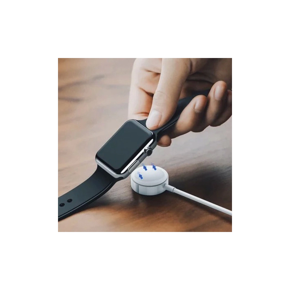 Hurtownia GSM - Indukční nabíječka USAMS Apple Watch + lightning kabel 2w1 bílá/bílá CC076WH01 - USA463WHT - {ean13} - Hurt