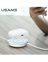 Indukční nabíječka USAMS US-CC096 10W s lightning kabelem černá/black CC96WH01