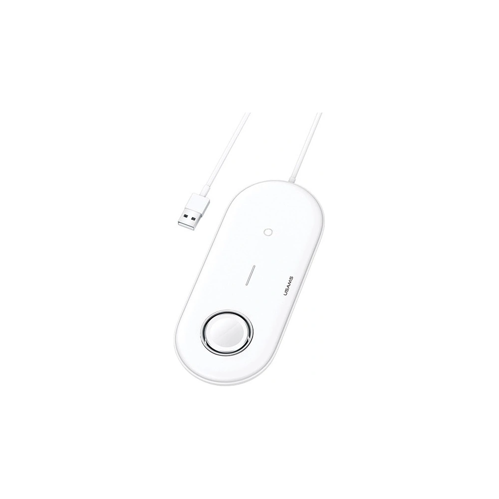 Hurtownia GSM - Indukční nabíječka USAMS US-CD119 10W 2w1 Apple Watch/Smartphone bílá/white CD119WH01 - USA470WHT - {ean13} - Hurt