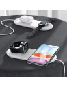 Hurtownia GSM - Ładowarka indukcyjna USAMS US-CD119 10W 2w1 Apple Watch/Smartphone biały/white CD119WH01 - USA470WHT - {ean13} - Hurt