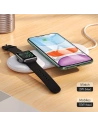 Hurtownia GSM - Ładowarka indukcyjna USAMS US-CD119 10W 2w1 Apple Watch/Smartphone biały/white CD119WH01 - USA470WHT - {ean13} - Hurt