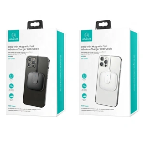 Hurtownia GSM - Ładowarka indukcyjna USAMS US-CD153 magnetic 15W Apple iPhone 12 series biały/white CD153DZ02 - USA474WHT - {ean13} - Hurt
