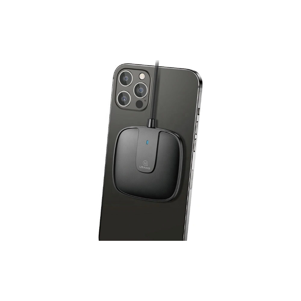 Hurtownia GSM - Indukční nabíječka USAMS US-CD153 magnetická 15W Apple iPhone 12 série černá/black CD153DZ01 - USA475BLK - {ean13} - Hurt