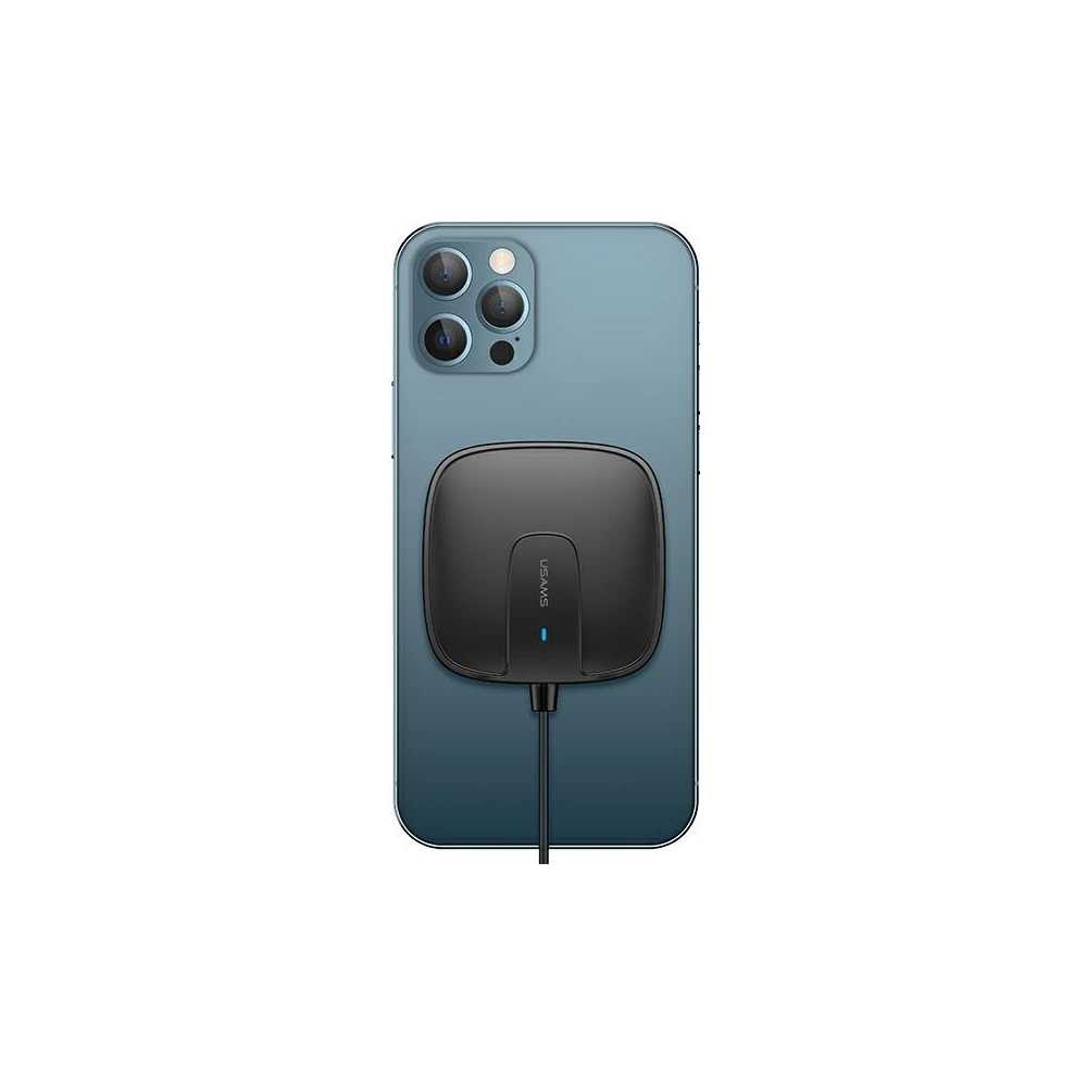 Hurtownia GSM - Indukční nabíječka USAMS US-CD159 magnetic W1 15W Extra-tenká Apple iPhone 12 série černá/black CD159DZ01 - USA479BLK - {ean13} - Hurt