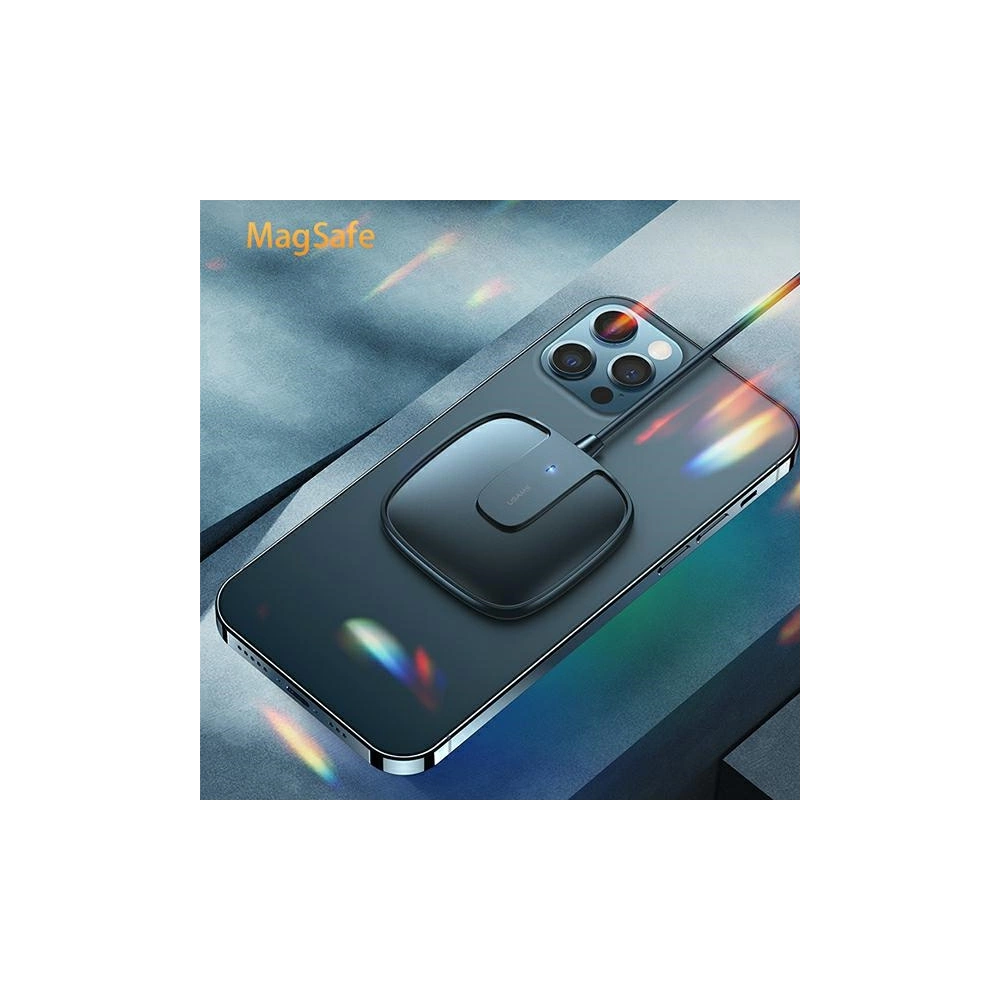 Hurtownia GSM - Indukční nabíječka USAMS US-CD159 magnetic W1 15W Extra-tenká Apple iPhone 12 série černá/black CD159DZ01 - USA479BLK - {ean13} - Hurt