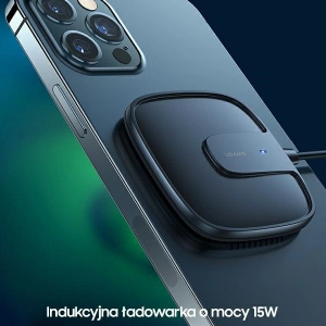 Hurtownia GSM - Ładowarka indukcyjna USAMS US-CD159 magnetic W1 15W Extra-thin Apple iPhone 12 series czarny/black CD159DZ01 - USA479BLK - {ean13} - Hurt