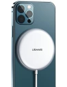 Hurtownia GSM - Ładowarka indukcyjna USAMS US-CD160 magnetic W2 15W aluminiowa Apple iPhone 12 series srebrny/silver CD160DZ01 - USA480SLV - {ean13} - Hurt