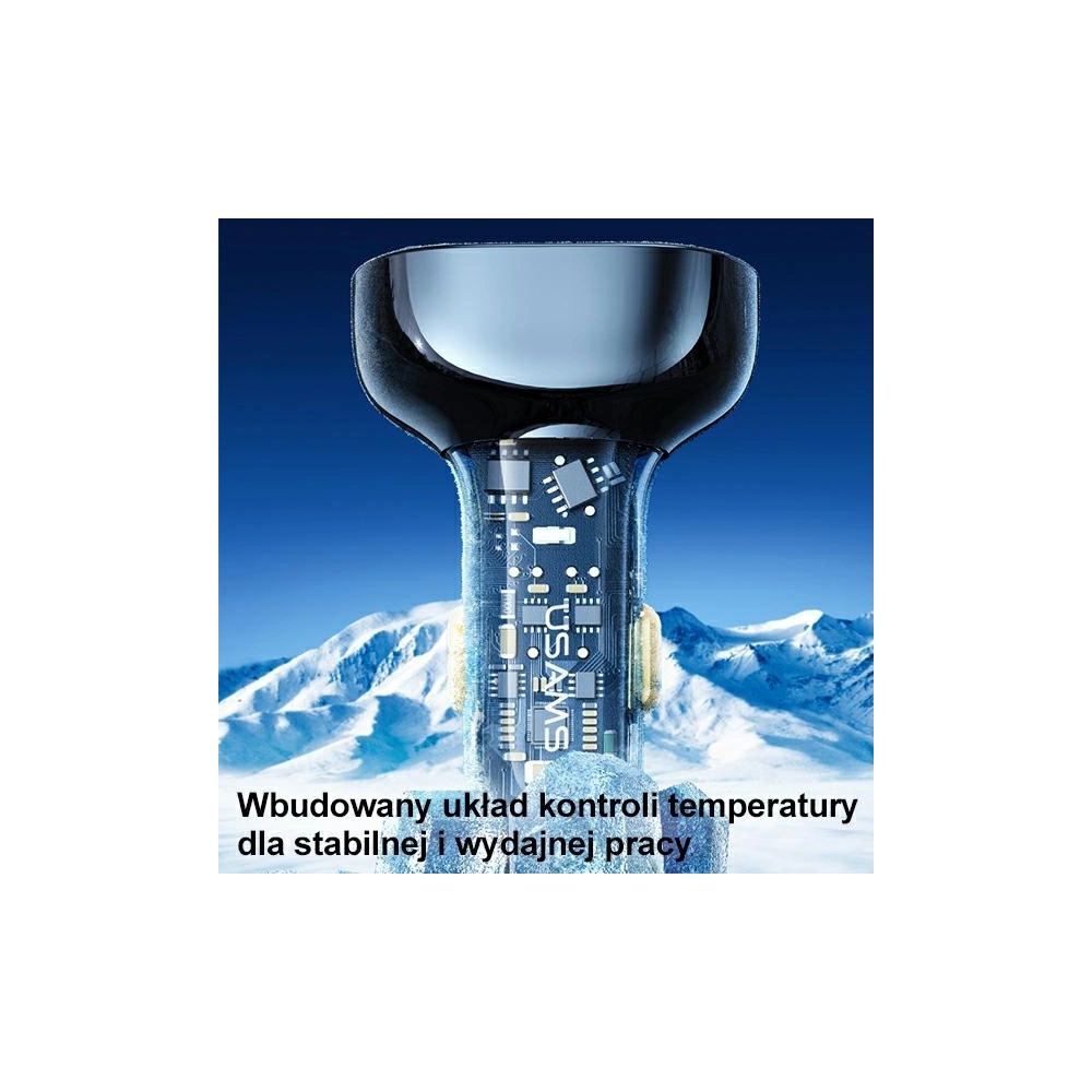 Wholesale USAMS Car Charger 1xUSB-C 2xUSB-A 125W Fast Charge transparent blue CC158CC02 (US-CC158) - USA487BLU - {ean13} - Hurt