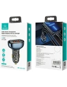 Hurtownia GSM - Autonabíječka USAMS 1xUSB-C 2xUSB-A 125W Rychlé nabíjení transparentní modrá CC158CC02 - USA487BLU - {ean13} - Hurt
