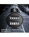 Wholesale USAMS Car Charger 2xUSB 2,4A Mini black CC114TC01 (US-CC114) - USA490BLK - {ean13} - Hurt