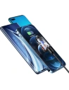 Wholesale USAMS Car Charger 2xUSB C23 36W Fast Charge transparent blue CC122CC02 (US-CC122) - USA499BLU - {ean13} - Hurt