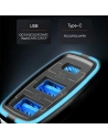Hurtownia GSM - Auto nabíječka USAMS C24 2xUSB+1xUSB-C 80W rychlé nabíjení bílá/white CC126TC02 - USA504WHT - {ean13} - Hurt