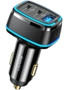Ładowarka samochodowa USAMS C24 2xUSB-C+1xUSB 105W Fast Charge czarny/black CC141TC01