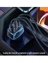 Hurtownia GSM - Ładowarka samochodowa USAMS C24 2xUSB-C+1xUSB 105W Fast Charge czarny/black CC141TC01 - USA507BLK - {ean13} - Hurt