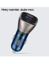 Hurtownia GSM - Auto nabíječka USAMS C29 72W USB-A/USB-C Rychlé nabíjení jasně zlatá/light gold CC155CC01 - USA510GLD - {ean13} - Hurt