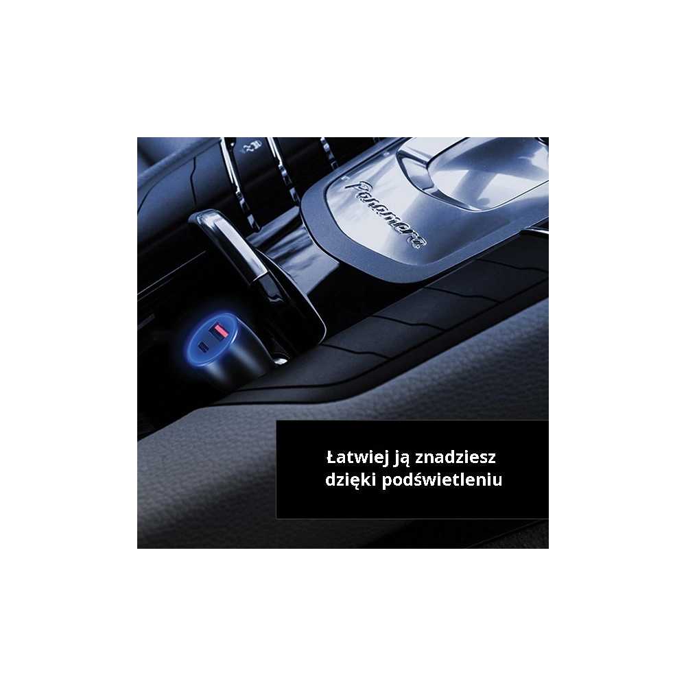 Hurtownia GSM - Automobilová nabíječka USAMS C6 USB+USB-C 18W 5V-3A QC3.0 Qualcom+PD 5,4A Rychlé nabíjení černá/black CC53GC01 - USA515BLK - {ean13} - Hurt