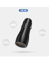 Hurtownia GSM - Automobilová nabíječka USAMS C6 USB+USB-C 18W 5V-3A QC3.0 Qualcom+PD 5,4A Rychlé nabíjení černá/black CC53GC01 - USA515BLK - {ean13} - Hurt