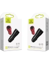 Hurtownia GSM - Automobilová nabíječka USAMS C6 USB+USB-C 18W 5V-3A QC3.0 Qualcom+PD 5,4A Rychlé nabíjení černá/black CC53GC01 - USA515BLK - {ean13} - Hurt