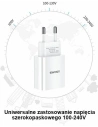 Hurtownia GSM - Síťová nabíječka USAMS T18 1xUSB 2,1A bílá/white Fast Charging CC075TC01 - USA520WHT - {ean13} - Hurt