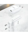 Hurtownia GSM - Ładowarka sieciowa USAMS T18 1xUSB 2,1A biały/white Fast Charging CC075TC01 - USA520WHT - {ean13} - Hurt