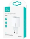 Hurtownia GSM - Ładowarka sieciowa USAMS T34 1xUSB-C 20W 5V-3A PD3.0 Fast Charging biały/white CC118TC01 - USA525WHT - {ean13} - Hurt