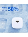 Wholesale USAMS Wall Charger 1xUSB-C T36 mini 20W + cable USB-C-Lightning white PD3.0 Fast Charging XFKXLOGTL02 (US-CC124+US-SJ484) - USA528WHT - {ean13} - Hurt