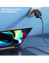 Hurtownia GSM - Ładowarka sieciowa USAMS T45 1xUSB-C 30W PD3.0 +QC3.0 Fast Charging +kabel U63 USB-C/Lightning czarny/black UXTZH01 - USA537BLK - {ean13} - Hurt