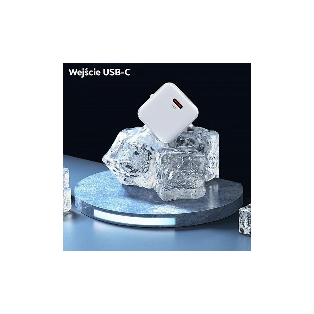 Hurtownia GSM - Ładowarka sieciowa USAMS T45 mini 1xUSB-C 30W PD3.0 Fast Charging biały/white CC148TC02 - USA538WHT - {ean13} - Hurt