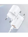 Hurtownia GSM - Ładowarka sieciowa USAMS T37 1xUSB-C+1xUSB 20W Super SI PD3.0 +QC3.0 Fast Charging biały/white CC128TC02 - USA542WHT - {ean13} - Hurt