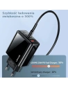 Hurtownia GSM - Ładowarka sieciowa USAMS T40 1xUSB-C+1xUSB 20W LED PD3.0 +QC3.0 Fast Charging czarny/black CC133TC01 - USA543BLK - {ean13} - Hurt