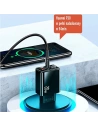 Hurtownia GSM - Ładowarka sieciowa USAMS T40 1xUSB-C+1xUSB 20W LED PD3.0 +QC3.0 Fast Charging czarny/black CC133TC01 - USA543BLK - {ean13} - Hurt