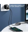 Hurtownia GSM - Ładowarka sieciowa USAMS T40 1xUSB-C+1xUSB 20W LED PD3.0 +QC3.0 Fast Charging czarny/black CC133TC01 - USA543BLK - {ean13} - Hurt