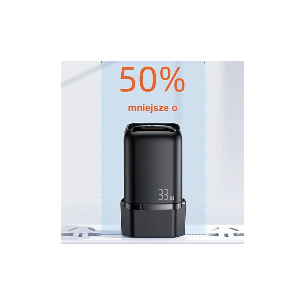 Hurtownia GSM - Nabíječka USAMS T46 1xUSB-C+1xUSB 33W PD3.0 +QC3.0 Rychlé nabíjení bílá/white CC152TC02 - USA546WHT - {ean13} - Hurt